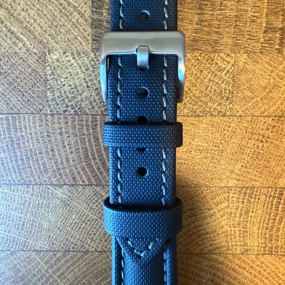 Black Textured Watch Strap